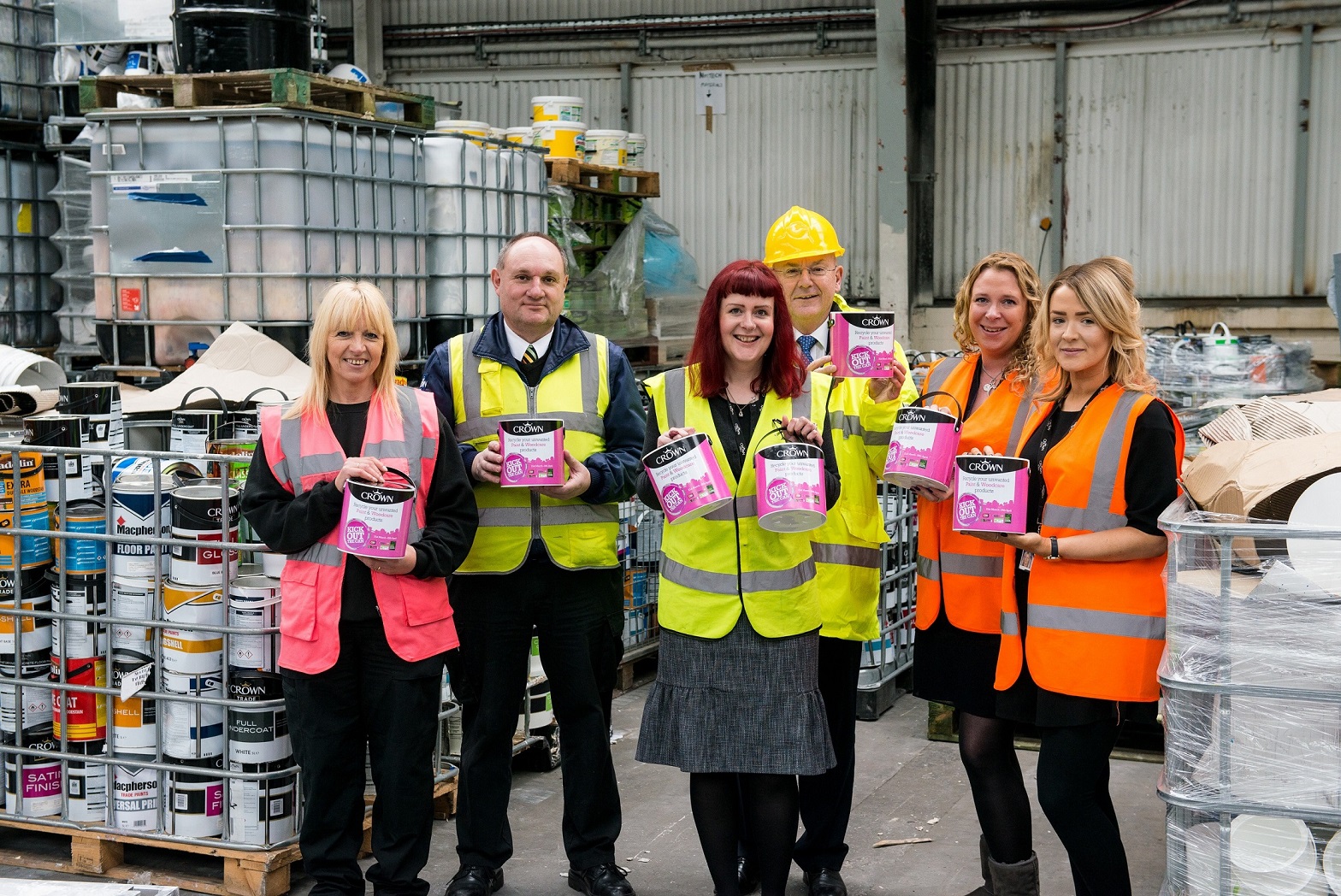 Paint recycling scheme achieves record results for Crown Decorating